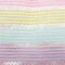 10.5" Faux Jute Shiny Stripe Mesh Ribbon: Pink, Green, Blue, Lavender (10 Yards)